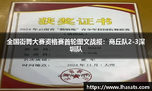 全国街舞大赛资格赛首轮图文战报：商丘队2-3深圳队